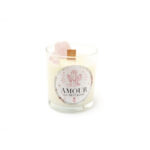 Kit DIY bougie Amour - Quartz Rose