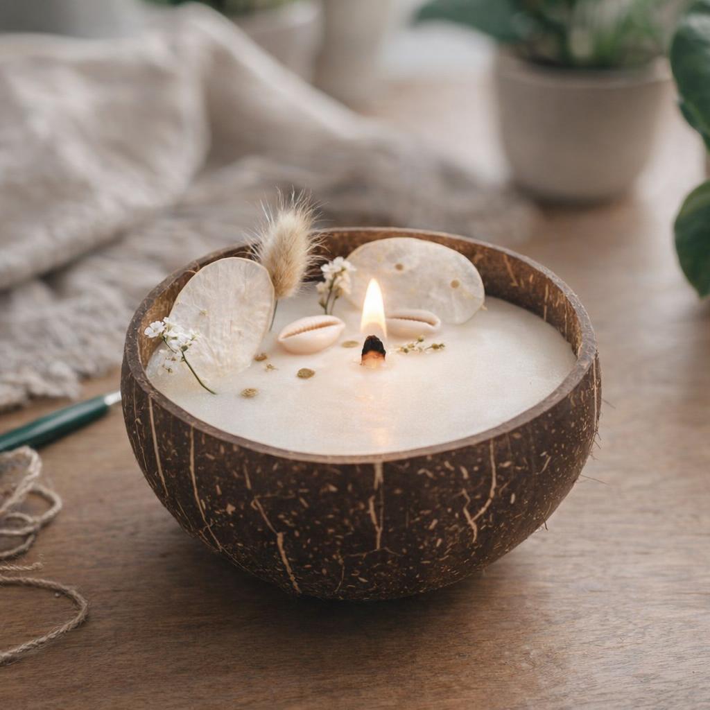 Kit Bougie noix de coco à faire soi-même