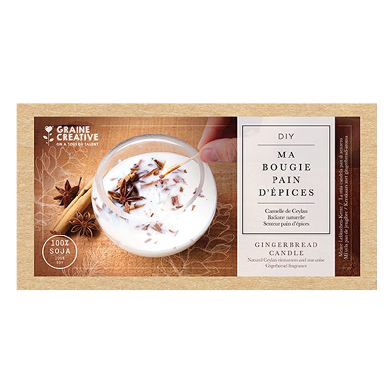 Bougie pain d épices