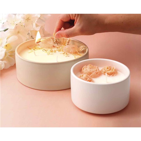 Bougie parfumée fleurie