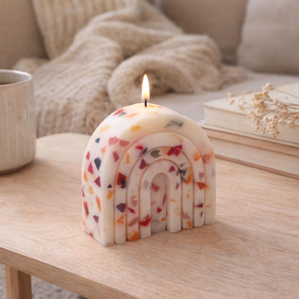 Kit Bougie – Terrazo Arc en Ciel