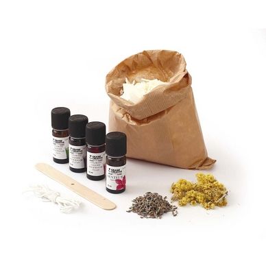 Kit DIY Bougies colorées et fleuries