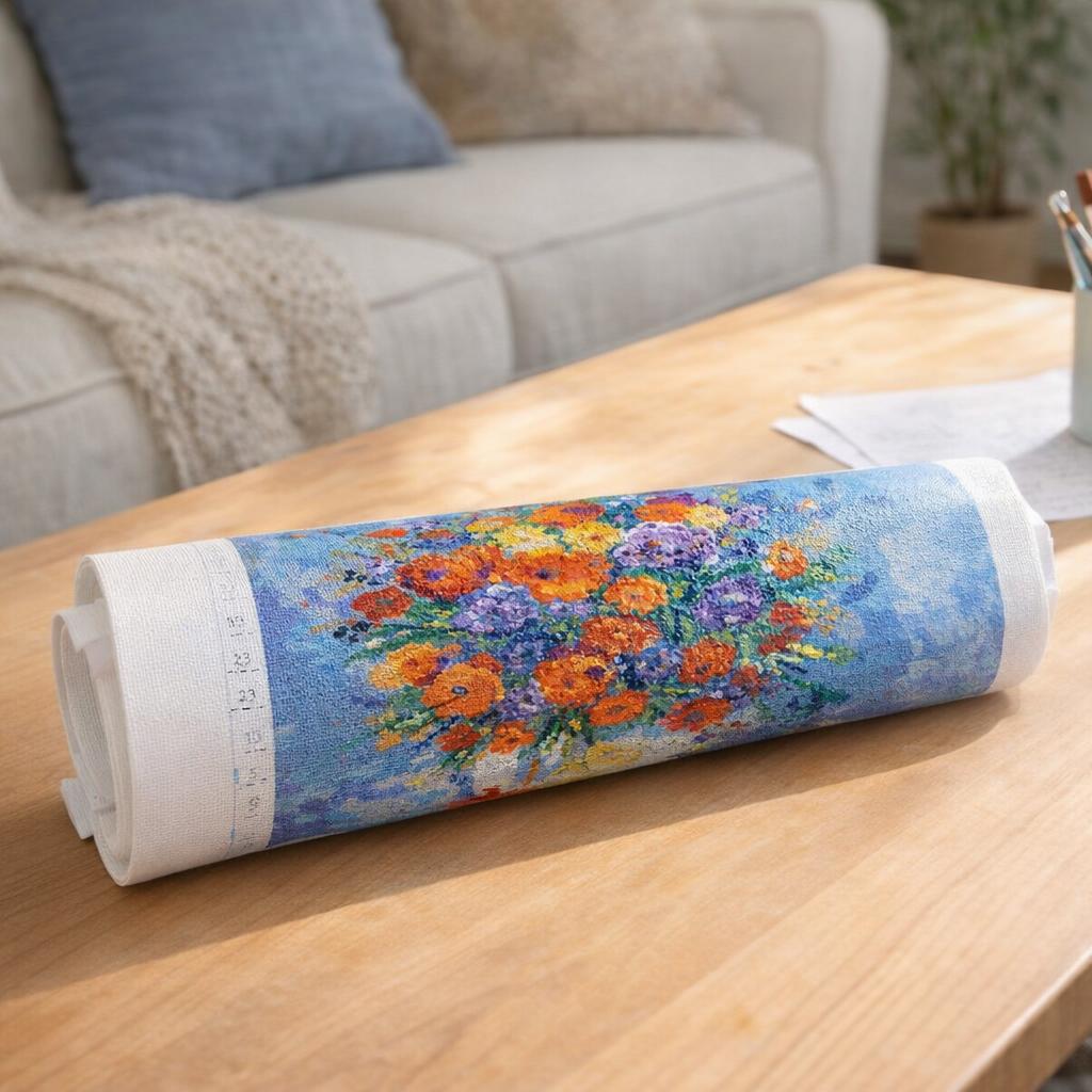 Bouquet orange violet