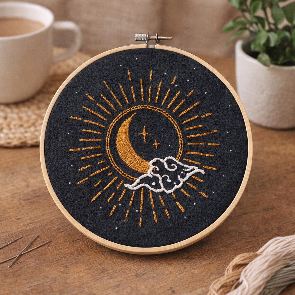 Kit de broderie décorative - Célest