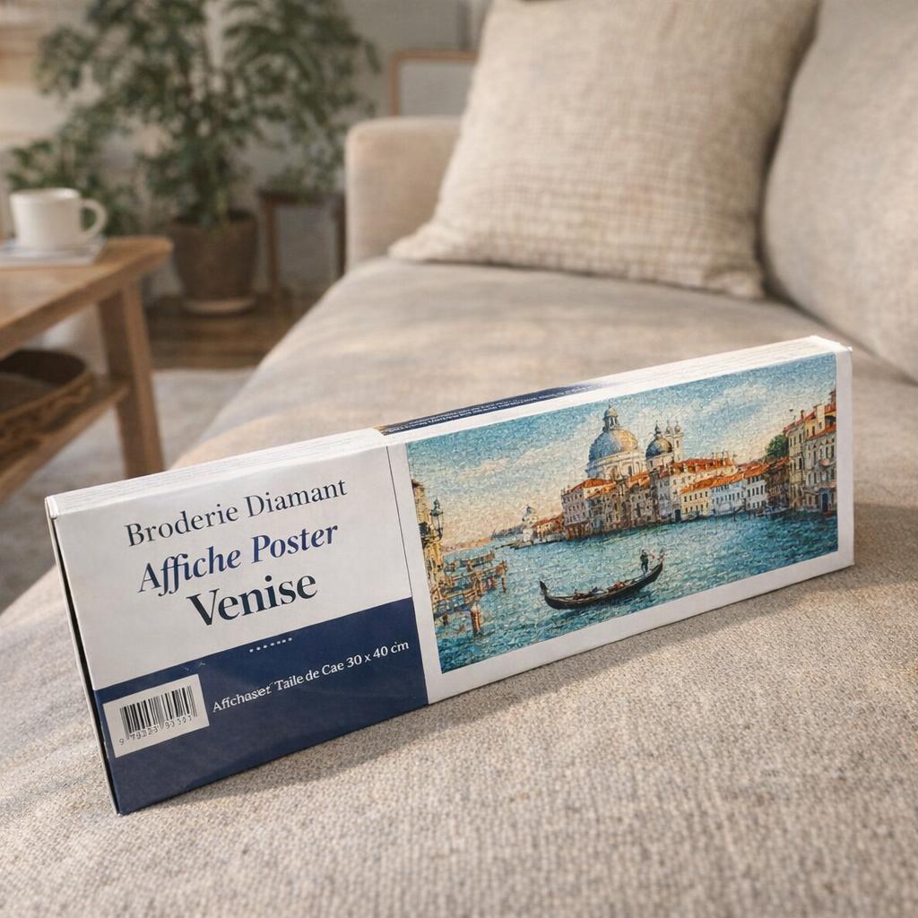 Broderie Diamant - Affiche Poster Venise