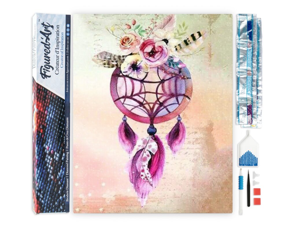 Broderie Diamant - Attrapeur de rêves