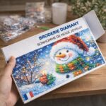 Broderie Diamant - Bonhomme de Neige Joyeux
