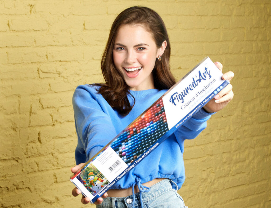 Broderie Diamant - Bonhomme de Neige Joyeux