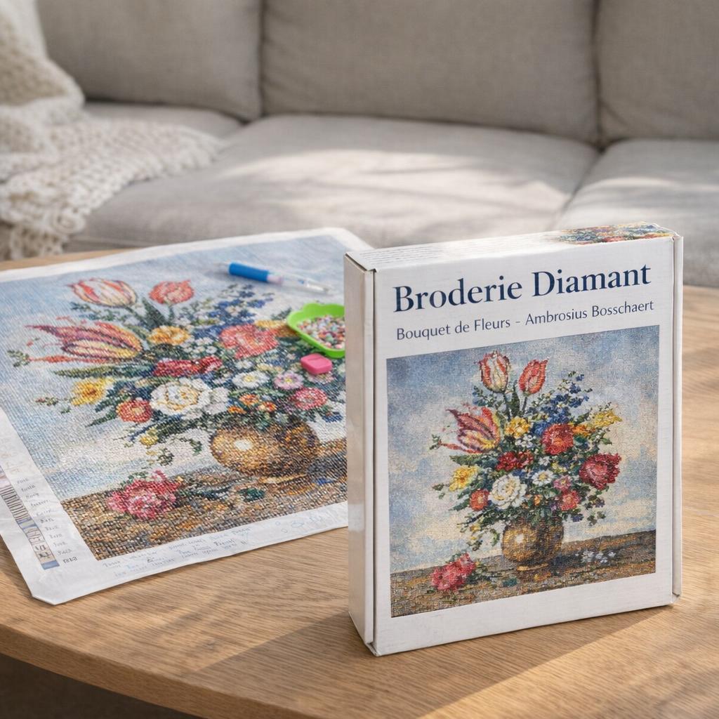 Broderie Diamant - Bouquet de Fleurs - Ambrosius Bosschaert
