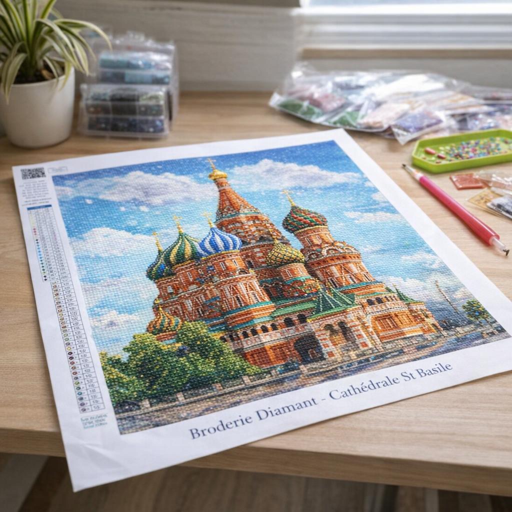 Broderie Diamant - Cathédrale St Basil
