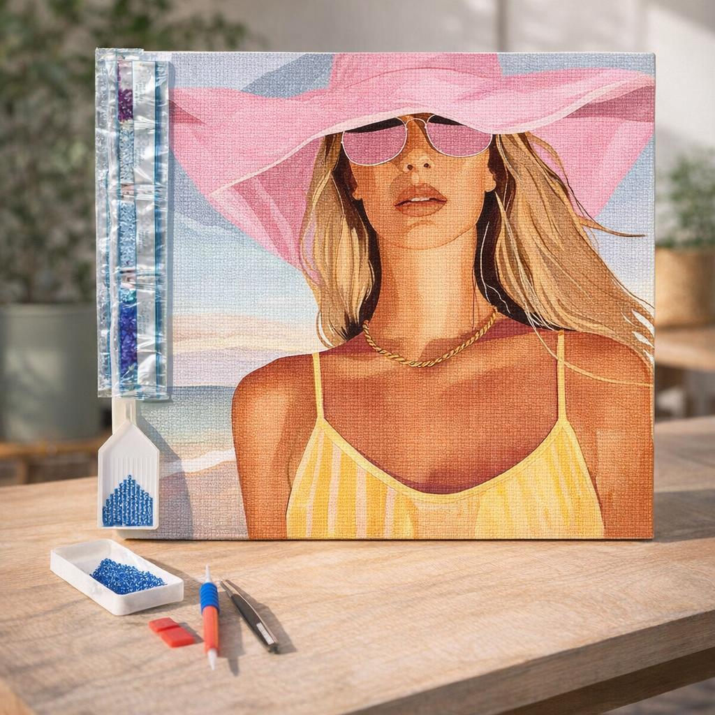 Broderie Diamant - Charme d'une journée ensoleillée