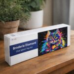 Broderie Diamant - Chat Splash Pop Art