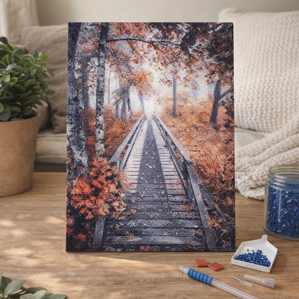 Broderie Diamant - Chemin des Bois