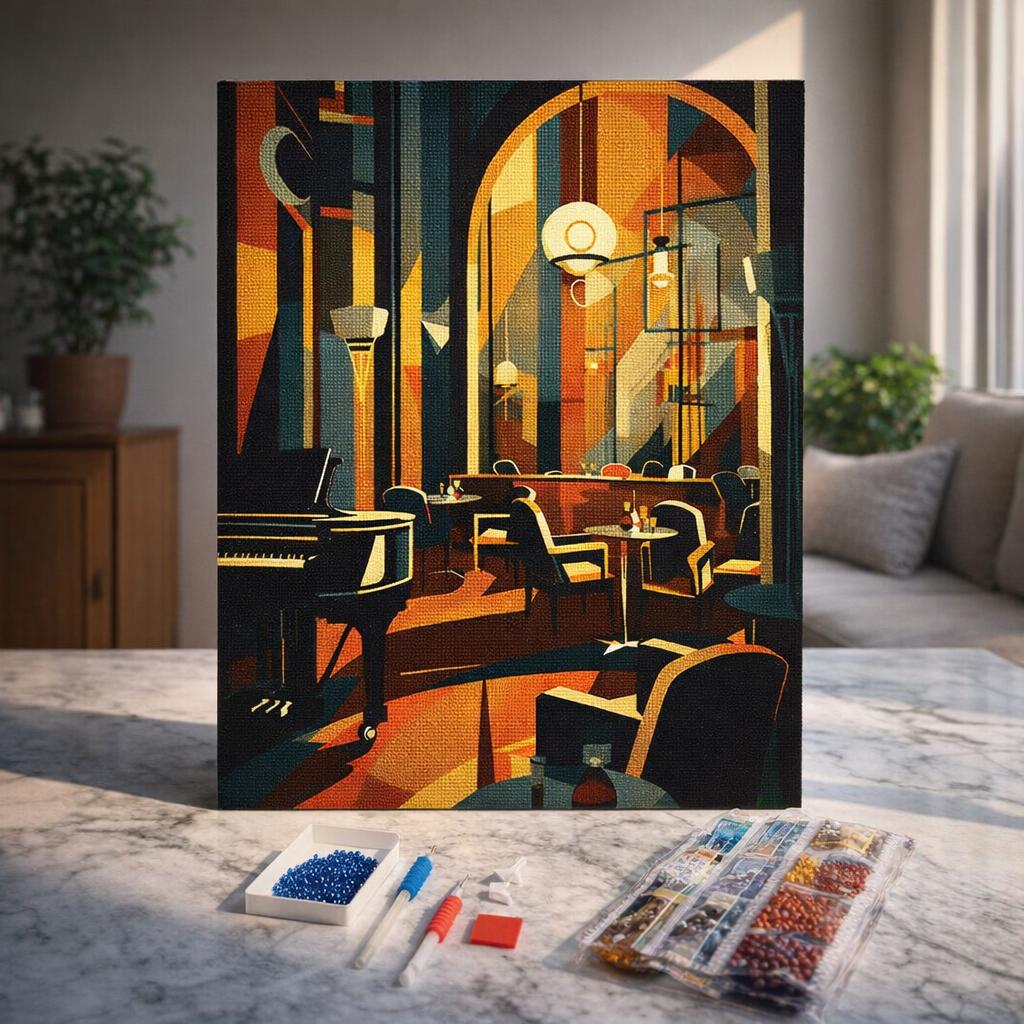 Broderie Diamant - Club de la plage