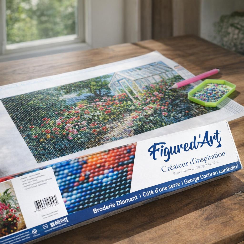 Broderie Diamant - Côté d'une serre - George Cochran Lambdin