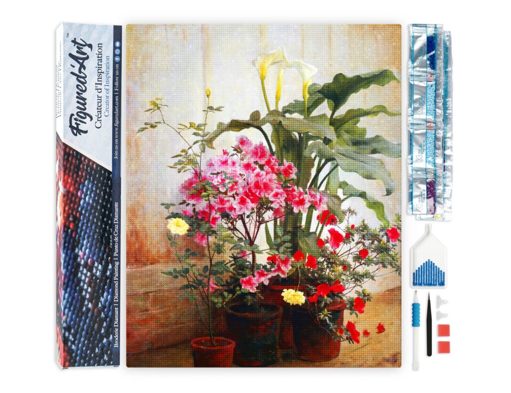 Broderie Diamant - Côté d'une serre - George Cochran Lambdin