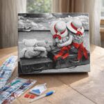 Broderie Diamant - Couples Mignons