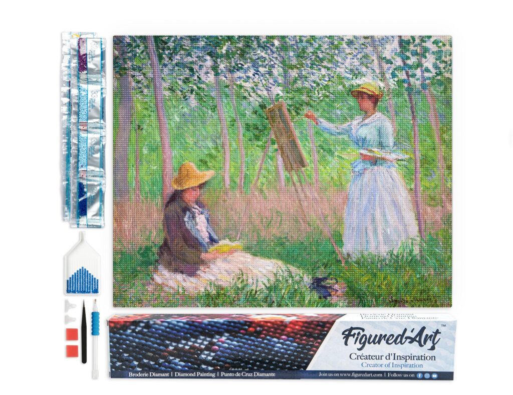 Broderie Diamant - Dans les bois de Giverny - Monet