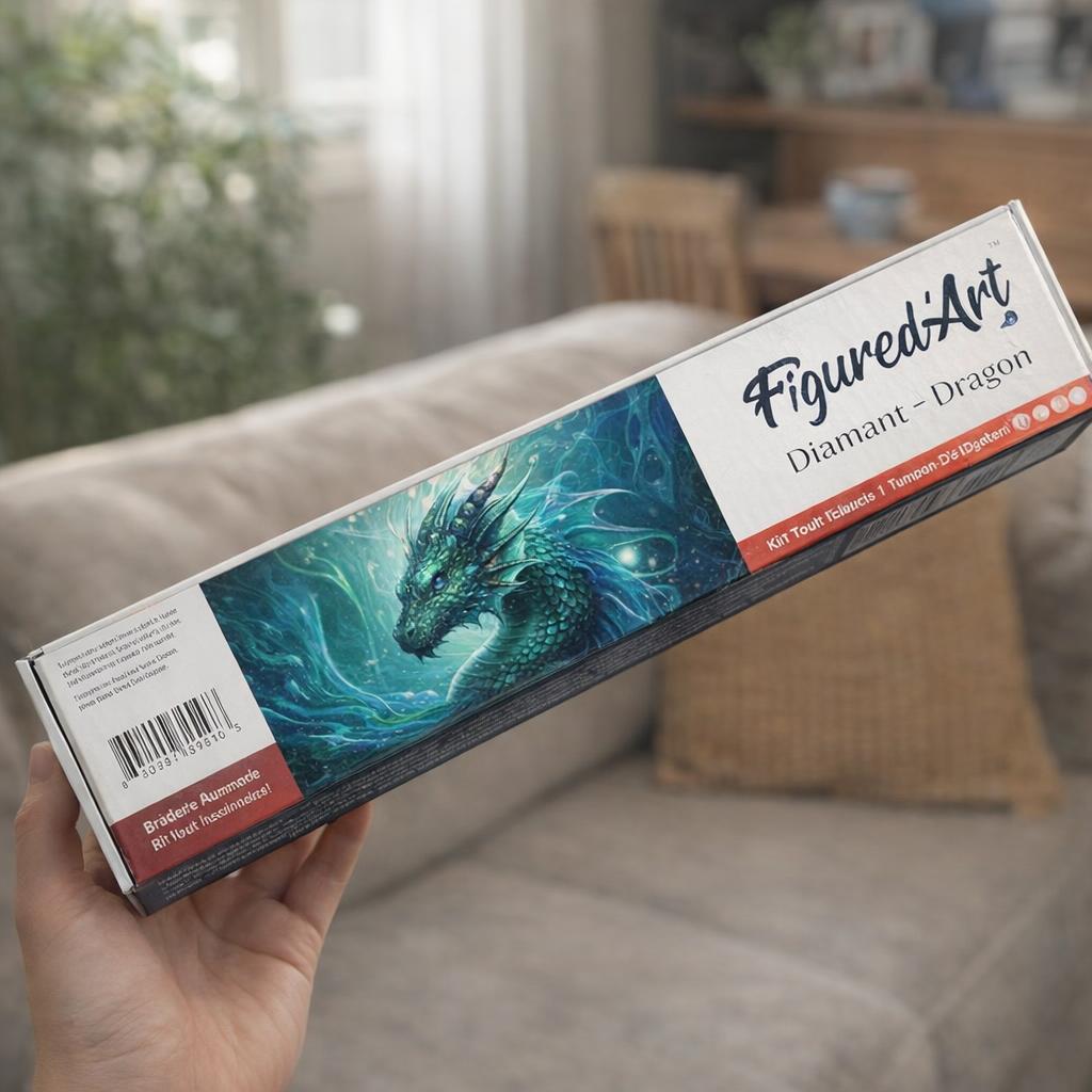 Dragon fantastique broderie diamant