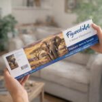 Broderie Diamant - Eléphant dans la Savane