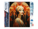 Broderie Diamant - Femme Art Déco