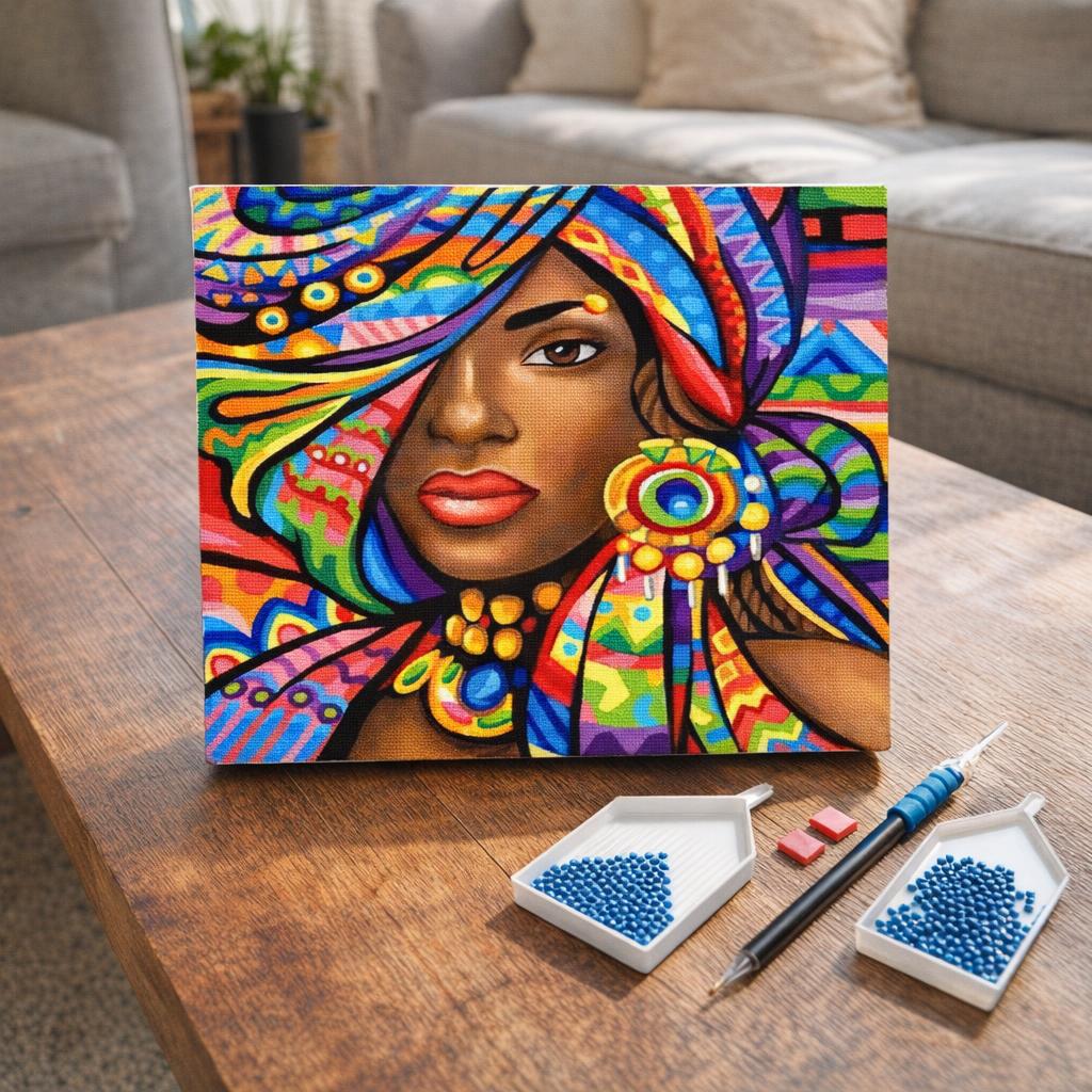 Broderie Diamant - Femme Exotique