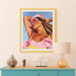 Broderie Diamant - Fille embrassée par le soleil