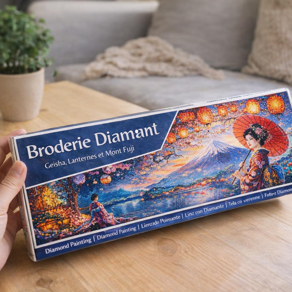 Lanternes et Mont Fuji