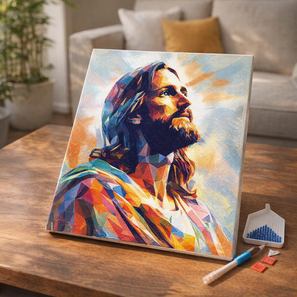 Broderie Diamant - Gloire Radieuse de Jésus