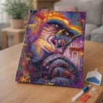 Broderie Diamant - King Kong coloré