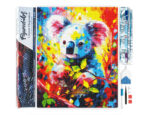 Broderie Diamant - Koala Coloré Abstrait