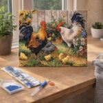 Broderie Diamant - La Ferme des Coqs