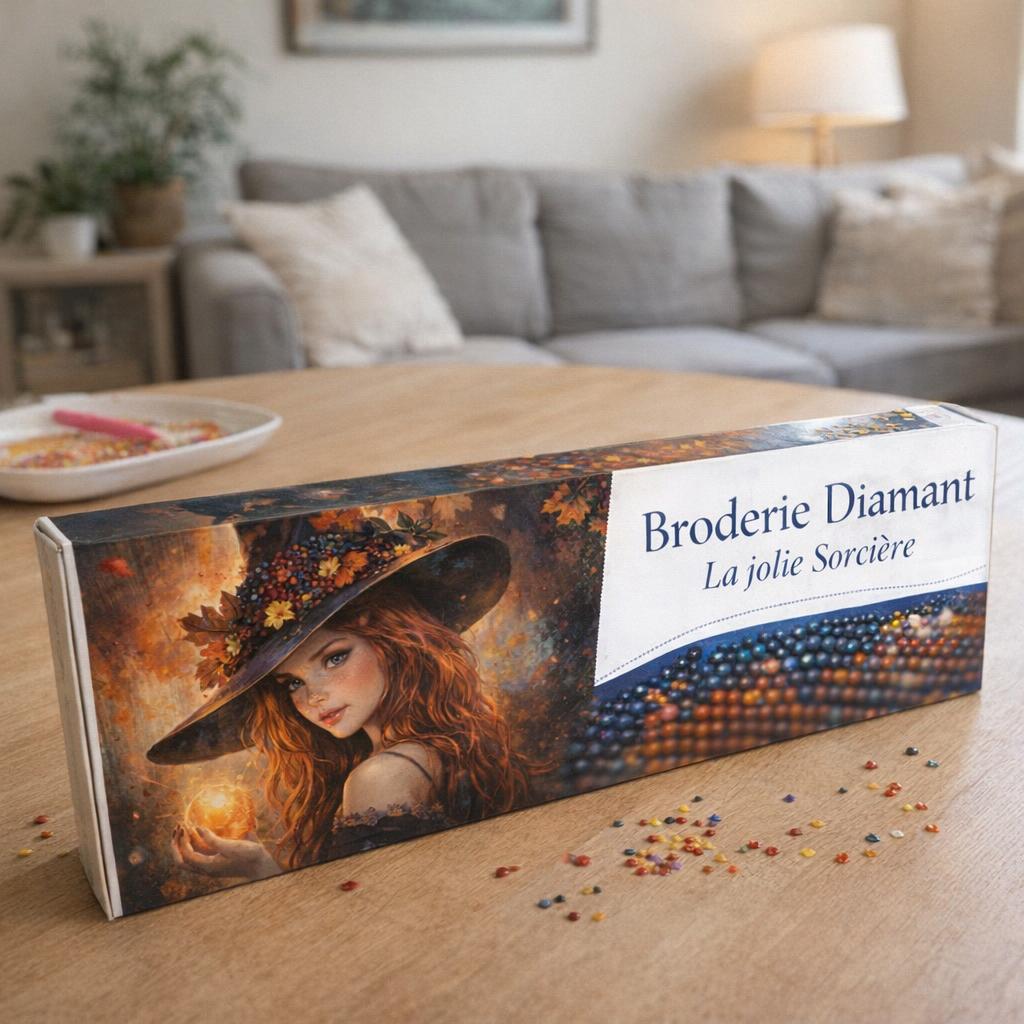 Broderie Diamant - La jolie Sorcière
