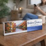 Broderie Diamant - Lac en Automne