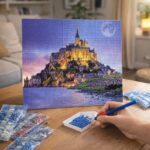 Broderie Diamant - Le Mont Saint Michel