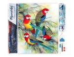 Broderie Diamant - Les Perroquets sur Branche