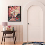 Broderie Diamant - Londres en fleurs