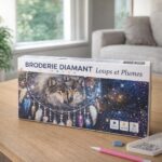 Broderie Diamant - Loups et Plumes