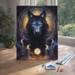 Broderie Diamant - Louve Cérémonie indienne