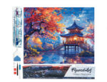 Broderie Diamant - Pagode par une Nuit d’Automne