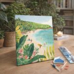 Broderie Diamant - Paradis du surf