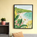 Broderie Diamant - Paradis du surf