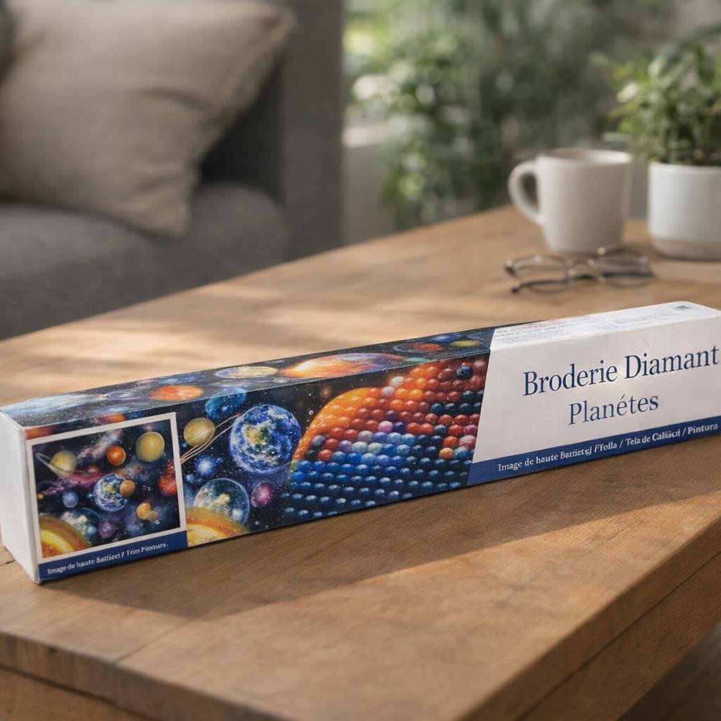 Broderie Diamant - Planètes