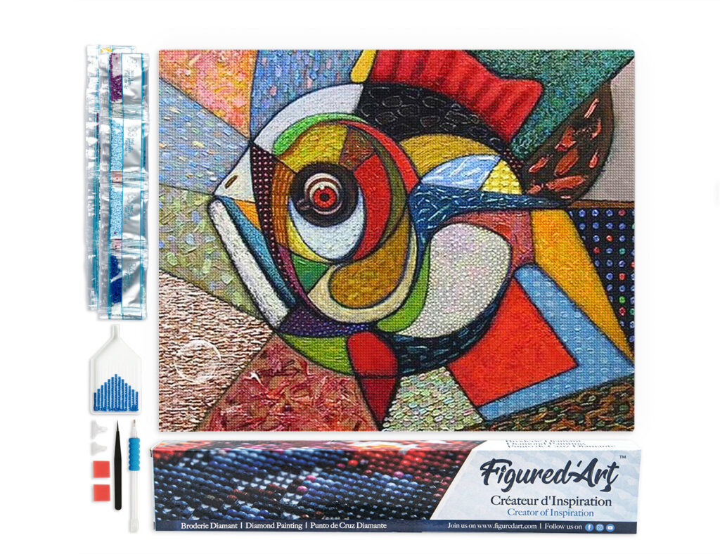 Broderie Diamant - Poisson Design