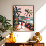 Broderie Diamant - Promenade côtière