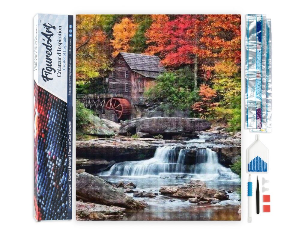 Broderie Diamant - Relais de Montagne et Cascade