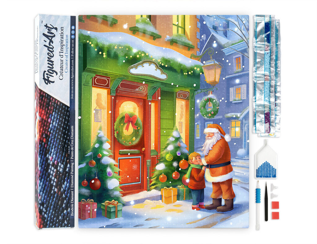 Broderie Diamant - Rencontre avec le Père Noël 2