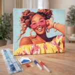 Broderie Diamant - Rire éclatant