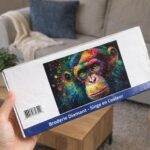 Broderie Diamant - Singe en Couleur