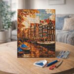 Broderie Diamant - Soleil à Amsterdam